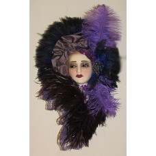Unique Creations Limited Edition Lady Face Mask Wall Hanging Decor   253764347376